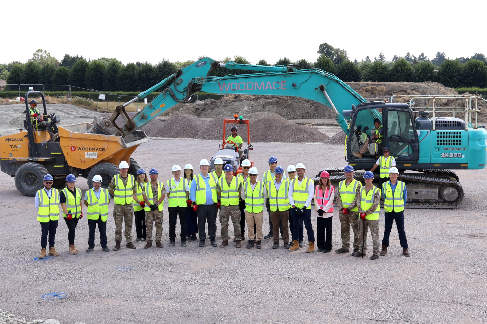 CONSTRUCTION BEGINS ON NEW ARMY FACILITIES AT TIDWORTH AND WARMINSTER